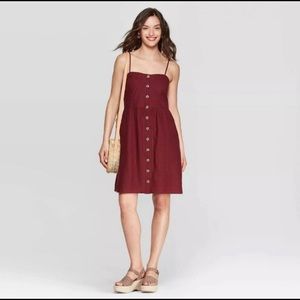 NWOT Button Down Dress with Pockets
